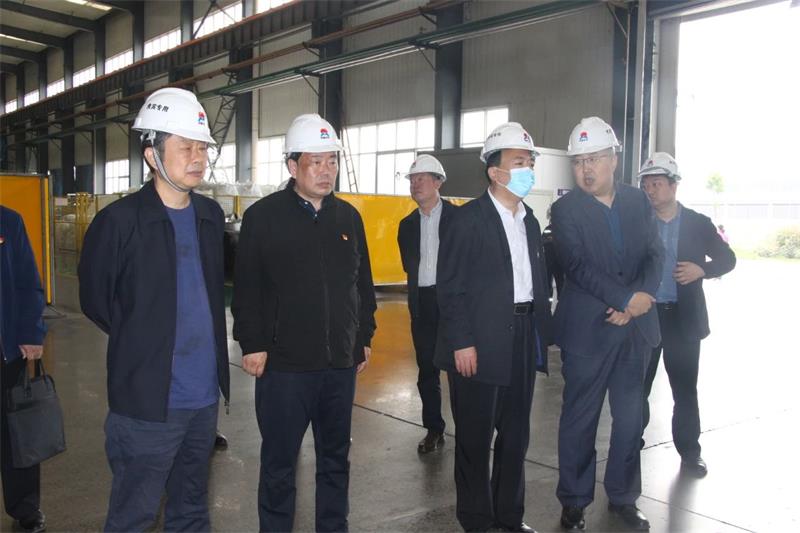 国家粮食和物资储备局河南局分党组副书记、副局长李强一行莅临公司调研